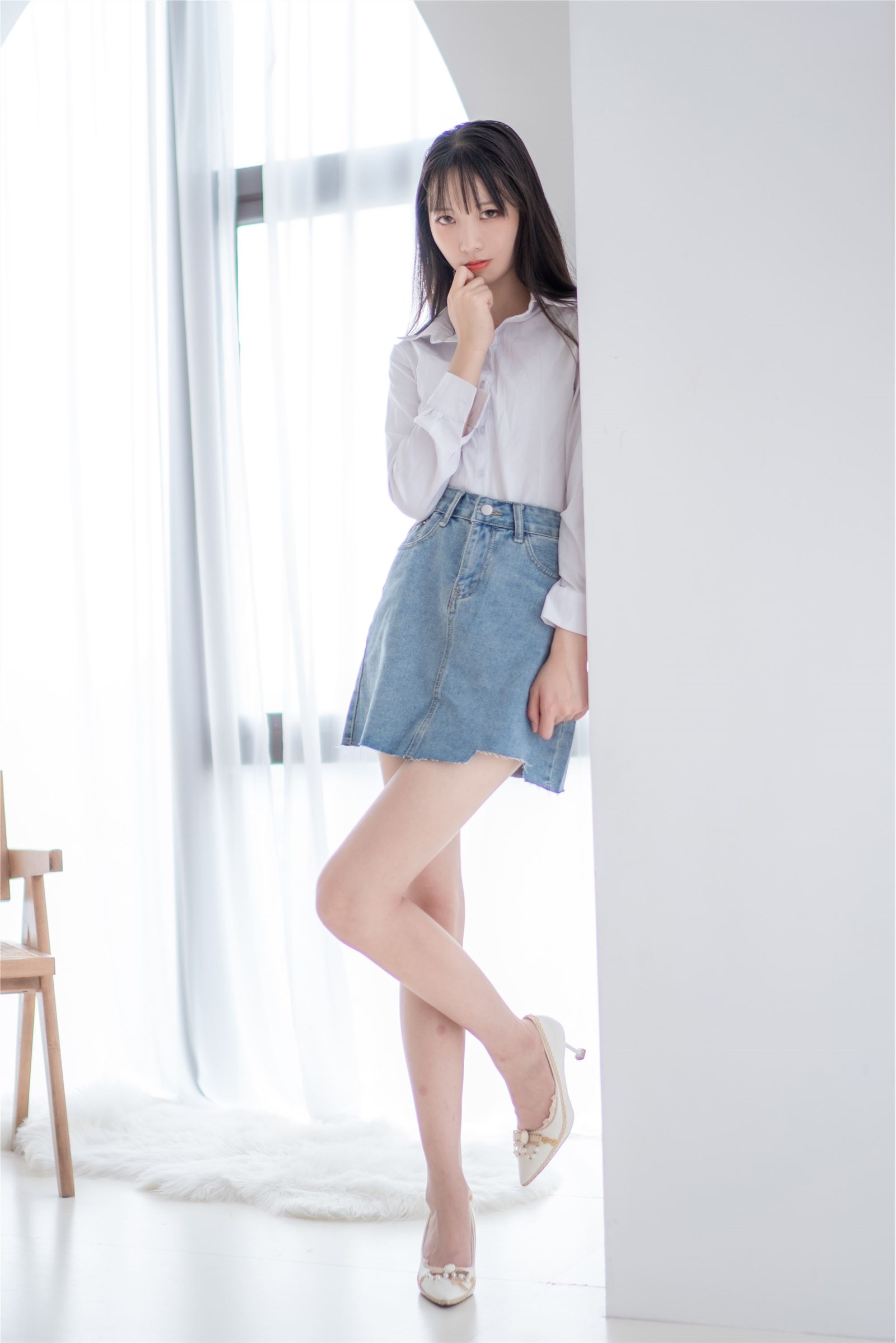 Watermelon Girl - NO.23 Shirt-jean skirt(7)